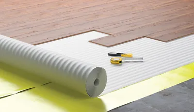 10m² -25m² - 2mm Acoustic Comfort White Underlay - Wood / Laminate Flooring  • £4.99