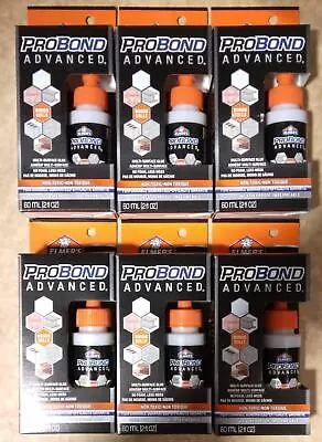 NEW Case Of 6 Elmer's ProBond Advanced Multi-Surface Glue X60mL $60 • $1.55