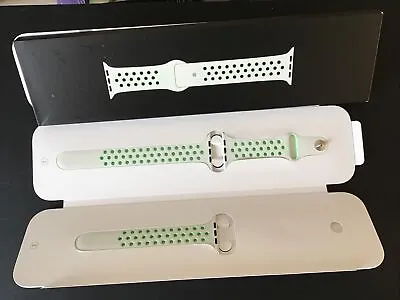 Genuine Apple NIKE Watch Sport Band SPRUCE AURA / VAPOR GREEN 44mm /45mm /49mm • $104.23