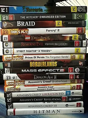 PC Games In Their Cases - Choose From Listing • $3