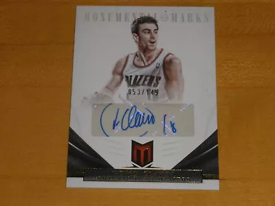 2012-13 Momentum Monumental Marks Gold Autograph Auto #196 Victor Claver 053/149 • $0.99