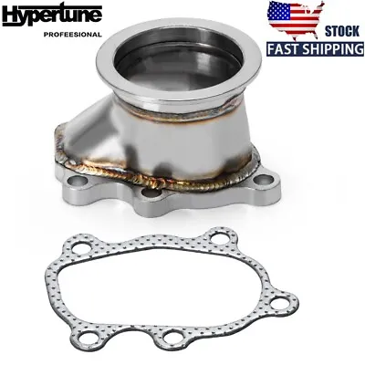 2.5  63mm Turbo Down Pipe Adapter V- Band Clamp Flange Fit For T25 T28 GT25 GT28 • $32.39