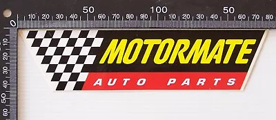 Vintage Motormate Auto Parts Car Race Sponsor Souvenir Advertising Promo Sticker • $9.13