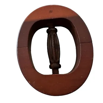 Hat Stretcher Antique Wood Primitive Millinery Mold Size 6 3/4 • $64.99