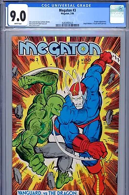 Megaton #3 CGC GRADED 9.0 -first App. Savage Dragon (1986)- Larsen Cvr/art/story • $150