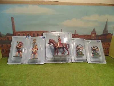 Superb 54 Mm Scale Metal Roman Soldiers Archers Line Nice Items • £8.99