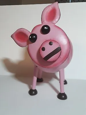 Metal Pig Sculpture • $13.99