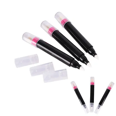 Refillable Nail Polish Edge Corrector Remover Pen 3 Spare Tips Art Manicure C HQ • $1.65