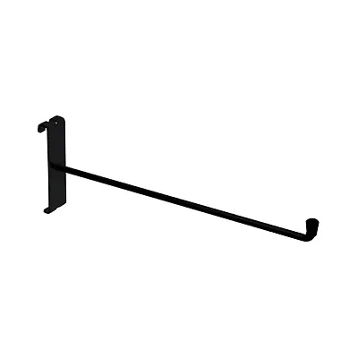 £8.99 • Buy 10x 10  Black Single Prong Hooks Grid Mesh Panel Display Retail Shop Accessories