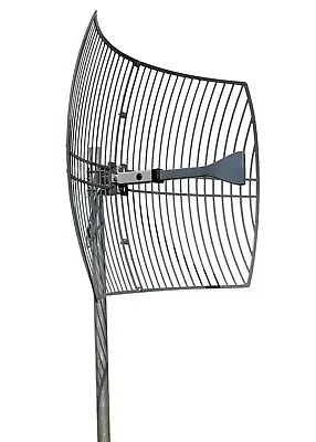 Grid Antenna Parabolic Dish 29dBi Wifi6 WIFI-7 C-Band 2.4 3.5  5 6GHz Ham • $139.90