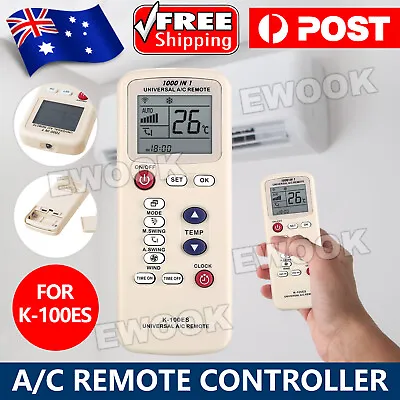 $7.45 • Buy Universal A/C Air Conditioner Remote Control AC LS K-100ES PANASONIC FUJITSU VIC