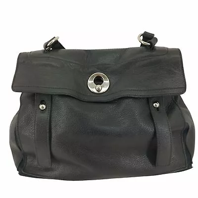 YVES SAINT LAURENT YSL Muse Two Handbag Tote Bag Black Leather Women's • £198.38