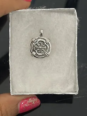 $65 • Buy ATOCHA Solid Silver Mini Coin Pendant - Treasure Shipwreck Coin Jewelry