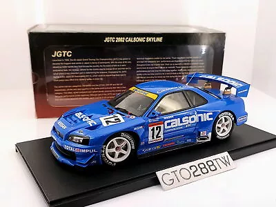 AUTOart 1:18  Calsonic  Nissan Skyline GT-R(R34) JGTC GT500 2002 #12 (80276) • $155