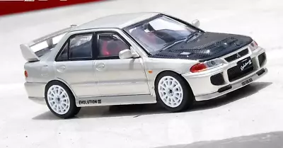 1/64 Die Cast MITSUBISHI LANCER EVOLUTION III Model Car -SILVER- • $21.99