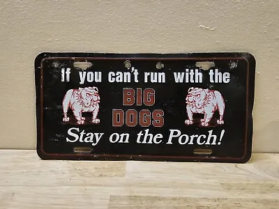 Georgia Bulldogs Aluminum License Plate Big Dogs University • $10.99