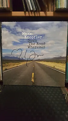  Mark Knopfler ‎''Down The Road'' 2LP SIGNED Copy With COA Dire Straits • $399