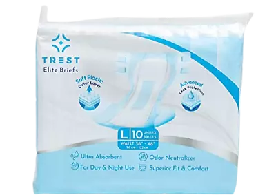 Trest Elite Adult Diaper Nappy (Bag Of 10) - Blue • $59.95