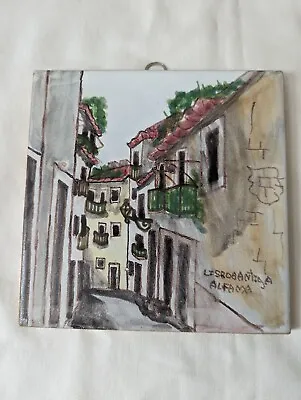 Decorative Backsplash Ceramic Tile Hand Painted Mediterranean • $0.99