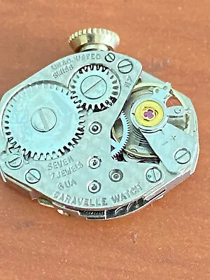 Vintage Ladies Caravelle Wrist Watch Movement Cal. 6ua Keeping Time • $55