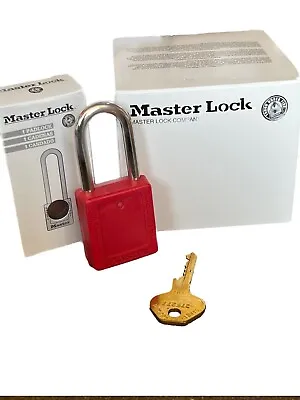 Master Lock MLK 410KARED Lock Out Tag Out Padlocks With Keys (all Keyed Alike) • $35