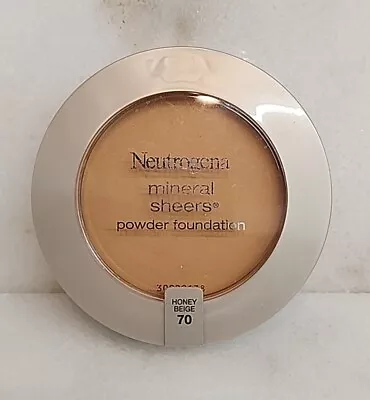 Neutrogena Mineral Sheers Powder Foundation Honey Beige #70 0.34 Oz. • $12.99