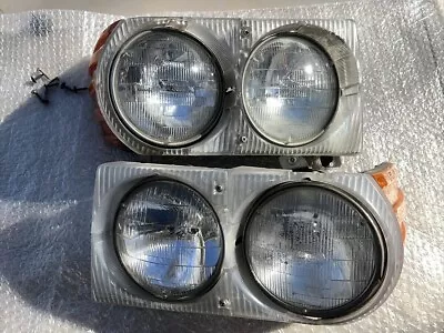 ✅ 72-89 Mercedes R107 C107 SL SLC Left & Right Headlight OEM 450sl 380 560 Slc • $215