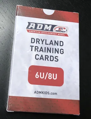 ADM USA Hockey Dryland Training Cards 6U / 8U Youth Kids New Sealed • $7.67