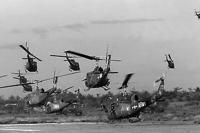 Vietnam Helicopter Assault Photo Glossy 4*6 In α027 • $6.99