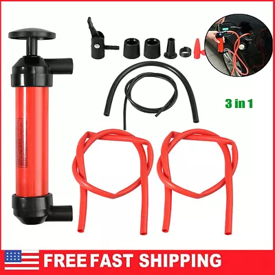 $12.96 • Buy Fluid Extractor Pump Manual Suction Oil Fuel Disel Transmission Transfer Hand US