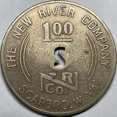 $4.95 • Buy Trade Token ~ The New River Company ~ Scarbro, W.va. ~ $1 In Merchandise