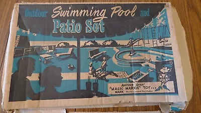 Marx Swimming Pool & Patio Set *original Box* Must See* • $74.99