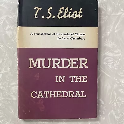 1935 T. S. Eliot Murder In The Cathedral First Edition (US) HC DJ • $24