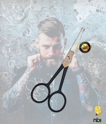 £3.59 • Buy Nose Hair Trimming Scissors Grooming Essentials Moustache Beard Eyebrow Scissors