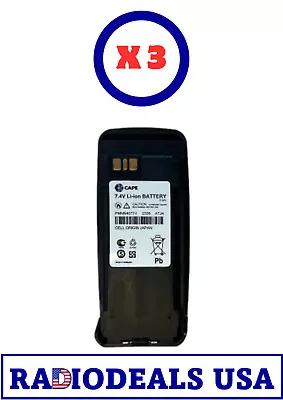 Motorola Compatible C-PMNN4077-I Impres Lithium 2240mAh Battery XPR6350/6550-3PC • $195