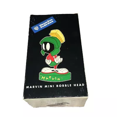 Vintage MARVIN THE MARTIAN Bobble Head 1999 Warner Brothers Studio Box Rare  • $50