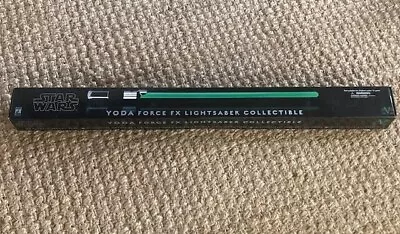 2007 Master Replicas Yoda Force FX Lightsaber W/ Box And Stand  COMPLETE • $125