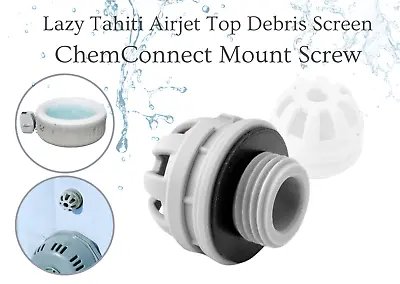 Lazy Spa Tahiti Airjet Top Debris Screen Chem Connect Mount Screw • £13