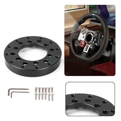 70MM CNC Steering Wheel Adapter Plate Hex Wrench Screw For Logitech G25 G27 G920 • $27.88