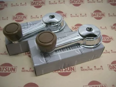 $170.27 • Buy DATSUN 1200 Window Regulator Handles Brown Genuine (Fits NISSAN B110 Ute Sunny)