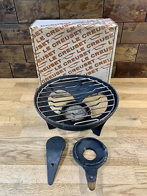 Vintage French Le Creuset  Cast Iron Fondue Trivet And Burner/650-1/ • £28.96