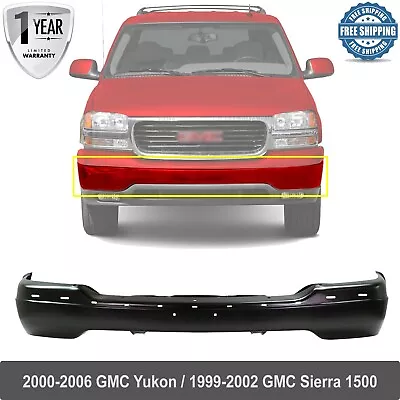 Front Bumper Primed Steel For 2000-2006 GMC Yukon / 1999-2002 GMC Sierra 1500 • $360.65