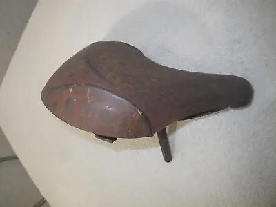 ANTIQUE VINTAGE AIRFLOW TRICYCLE SEAT -1930’s-STREAMLINE-GOOD & SOLID=PREWAR • $69