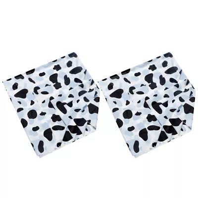  2 Pcs Football Table Cloth Cow Print Tablecloths Disposable • £12.25