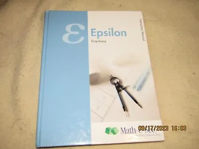 Math-U-See Epsilon 5th Grade Teacher Instruction Manual • $12