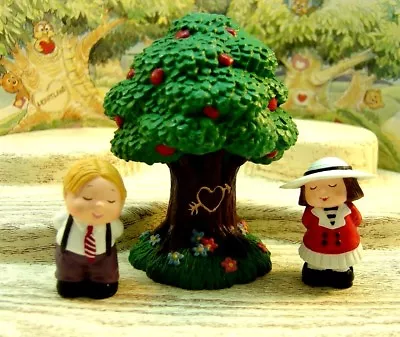 1995 Hallmark Merry Miniatures Valentines LOT Bashful Boy Girl Apple Tree LOVE  • $16.90