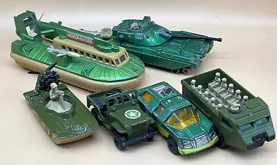 X6 Matchbox Planet Scout 1975 Superfast Jeep Bundle Weasel Army Hover Swamp Rat • £12.99