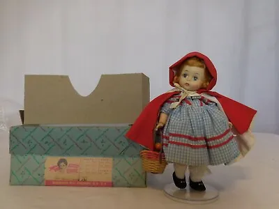 Madame Alexander Little Red Riding Hood Doll #782 Vintage With Box And Basket • $38.03