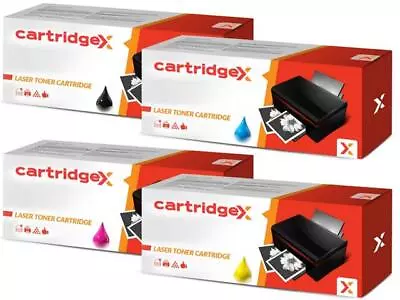 4 Non-OEM Toner Cartridge Set For Samsung CLX-2160X CLX-2161K CLX-3160 CLP-300 • £33.95