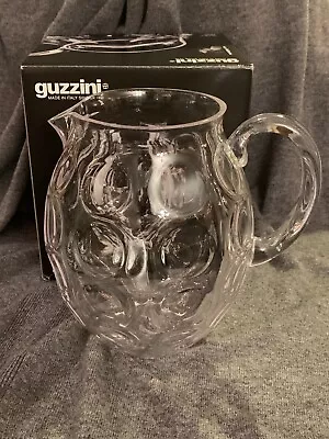 Guzzini Venice Caraffa Pitcher Designer Pio&Tito Toso Made In Italy Since 1912 • $50